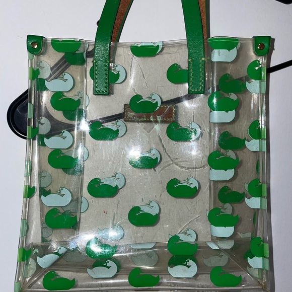 Green Transparent Tote Bag - Picture 3 of 3
